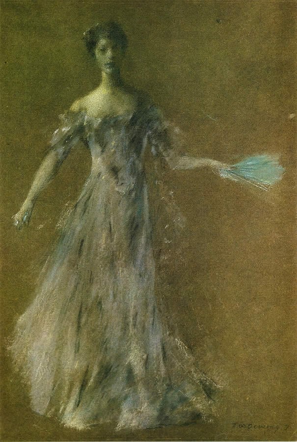 Thomas Dewing Lady in Lavender Dress